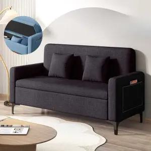 3인용 쇼파 패브릭 모듈 길이 수납형 골드 거실 인용쇼파 소파베드