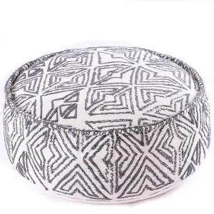 만다라 라이프 아트 푸프 오스만 - 20x20x20 발 받침대 의자 흰색