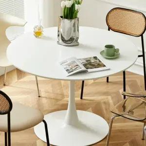 원형테이블 카페 미니 테이블 탁자 커피 작은 월넛 원목