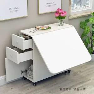 접이식 미니 식탁 수납형 확장형 주방 6인 책상 사각 원룸