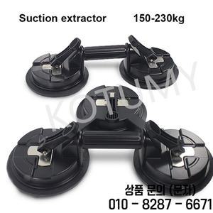 헤비 듀티 알루미늄 합금 리프터 진공 흡입 컵 150mm 판자 타일 유리 수동 150 230kg 스프레더