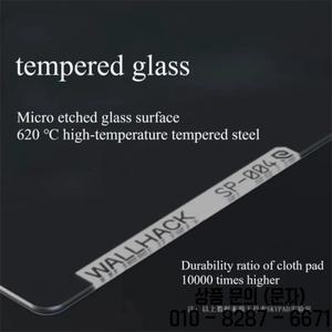 신제품 WALLHACK SP004 유리 마우스 패드 게이밍 카피 에디션 FPS 매끄러운 맞춤형 선물