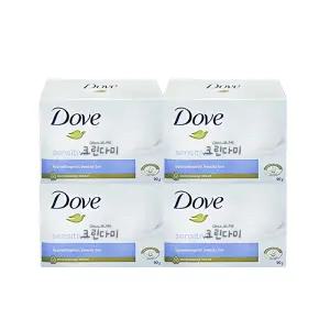 도브 비누 센스티브 뷰티바 90g x4개