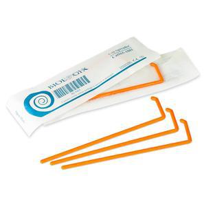 크라이오킹 500PCS 셀 스프레더 L자형 일회용 주황색 멸균 개별 패키지