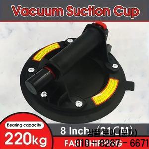 8인치 진공 흡입 컵 220kg 구리 손잡이 벤토사스 파라 비드리오 헤비 듀티 리프터 화강암 타일 수동