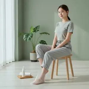 발팩 31cm 발보습 비닐팩 풋케어 일회용 100매 커버 덧신