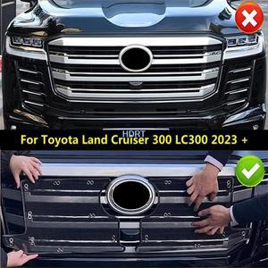 자동차 스타일링 프론트 메쉬 그릴 인서트 트림 곤충 스크린, 도요타 랜드 크루저 300 2023 + 용 버그 방지