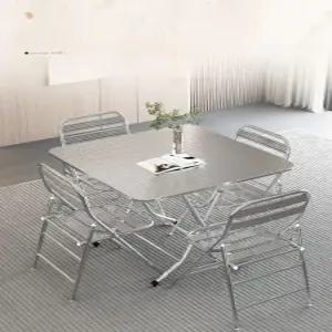 야장테이블 접이식 실외 테라스 걸이식 편의점 스테인리스 캠핑용 가정용 주방 사무실 야외용