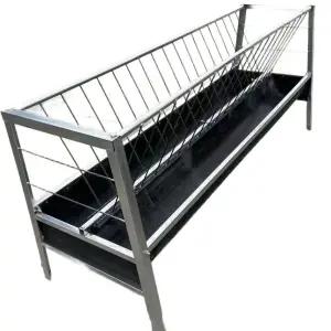 축사 먹이통 급식기 대형 배식통 먹이 스텐 가축 배식 양 단면 농장 사료통 소 여물 밥통