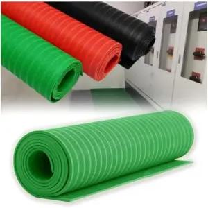 대형 방수 미끄럼 방지 고무 안전 매트 전기 기사용 절연 감전 보호 - 내구성 파워 매트(1.5m x 1m)