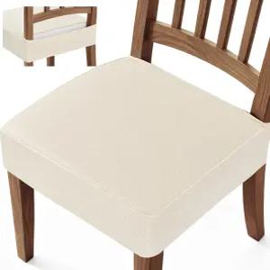 식탁 의자용 송레이 방수 시트 커버 2종 세트 뒷좌석 의자 없음 신축성 탈착식 세탁 가능 슬립커버