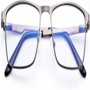 YIMI 남성 블루라이트 안경 컴퓨터 게이밍 차단 금속 안티 스트레인 클리어 렌즈 눈 보호