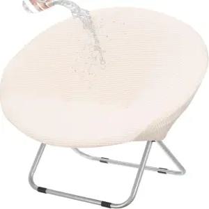 레보베르그 소서 의자 커버 방수 원형 달 슬립커버 스트레치 자카드 접이식 서클 침실 기숙사용 보호대 1