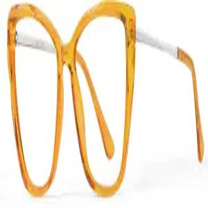 AVDLAB 블루 라이트 차단 안경 고양이 눈 스타일리시한 컴퓨터 UV 광선 필터 여성 AB3304 (오렌지)