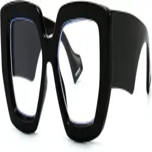 브레이크선 두꺼운 프레임 블루 라이트 안경 여성 남성 패션 오버사이즈 사각 컴퓨터 게이밍