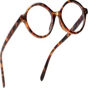 서 오벌 블루 라이트 차단 안경 빈티지 Y2K 안구 운동 방지 TV 컴퓨터 게임 여성용 리노