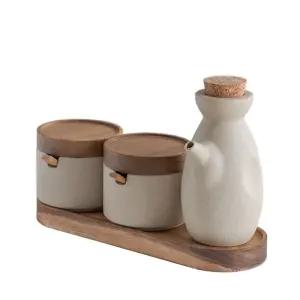 수제 일본식 냄비 설탕 도자기양념통 세트 고춧가루 양념통세트 후추 일본