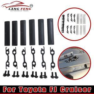토요타 FJ 크루저 루프랙 제거 키트 레인 거터 커버 트림 차량 상단 랙 커넥터