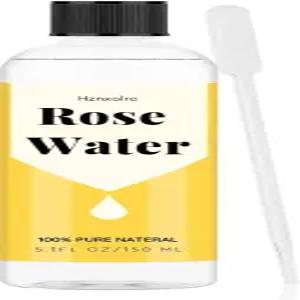 페이스 하이드레이팅 미스트 수분 공급을 위한 5.1온스 로즈 하이드로솔 100 순수 워터 피부를 깨끗하게