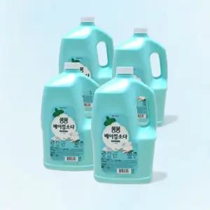 퐁퐁 주방세제 베이킹소다 3000ml 4개