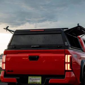 고품질 풀 알루미늄 방수 스틸 픽업 트럭 베드 캡 캐노피 토퍼 (F150 2021+ 1500 2019+ 5.5FT 용)