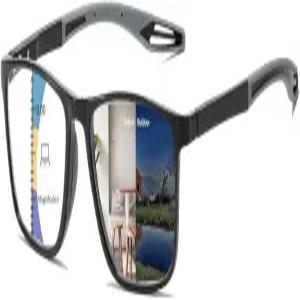 키소울 멀티포커스 프로그레시브 트랜지션 포토크로믹 리딩 글래스 블루 라이트 차단 리더 스프링 힌지