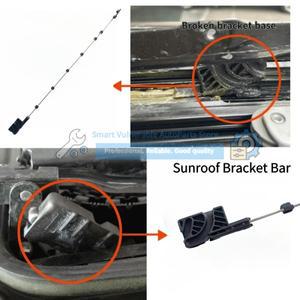 SVA100 메르세데스 벤츠 GLE W167 GLE350D GLS400 파노라마 선 루프 슬라이드 레일 후면 브래킷 1677805400