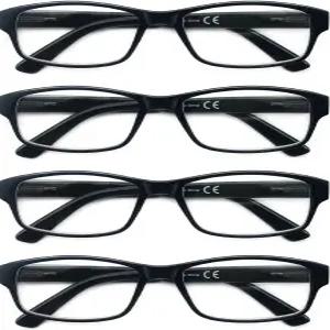 HEEYOK 1.0 독서 안경 남성용 라지 리더 와이드 블랙 XXL 오버사이즈 프레임 치터 컴포트 스프링 힌지