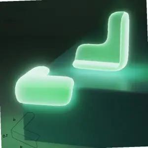 어린이 안전 야광 모서리 보호 커버 가구 책상 테이블 충격 방지 쿠션 패드 10개