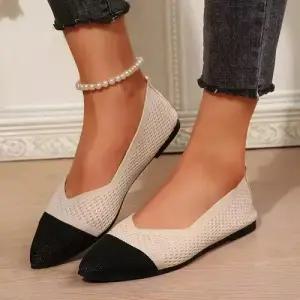 여친 봄가을 플랫 날림 뾰족코 빅사이즈 한발 토시 원픽3