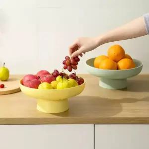 샐러드 과일 물빠짐 그릇 바구니 4color 플레이트 디저트 예쁜 접시