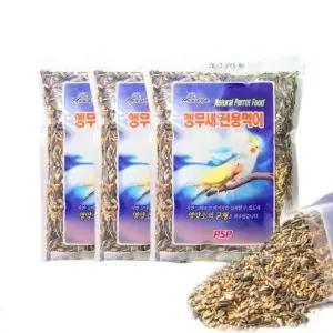 PSP 앵무새 전용먹이 x 3개 앵무새모이 앵무새사료 새사료