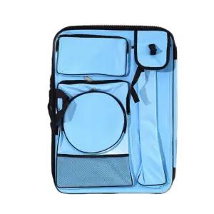 화구가방 백팩 캔버스 여행 배낭 스케치북가방 미술용품 4K 스카이블루 5포켓 대형