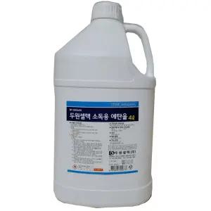 두원셀텍 소독용에탄올 4리터/알콜 4L/83프로