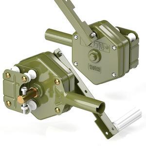 온실 측면 수동 롤업 셀프 잠금 유닛 플라스틱 필름 가축 커튼 환기용 핸드 크랭크 와인더 롤러 조절가능 손잡이 최대 328피트