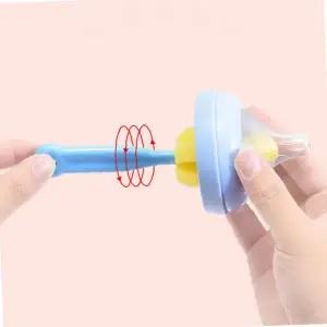 텀블러 세척 브러시 물병 보온병 청소 도구 회전 스펀지 솔 주방 용품 위생 관리