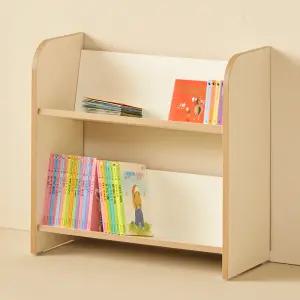 예다움 아기 전면 책장 2단 유아 책장 아이 어린이 키즈 낮은 교구책장