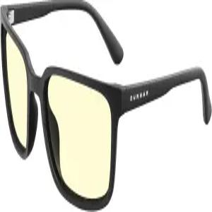 GUNNAR 게이밍 안경 - 매머드 오닉스 앰버 렌즈 블루 라이트 차단으로 건조한 눈을 합니다