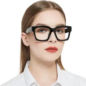 OCCI 치아리 여성용 대형 독서 안경 1.0 1.25 1.50 1.75 2.0 2.25 2.50 2.75 3.0 3.5