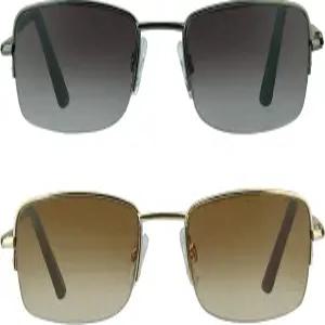 프로스포츠 2쌍 독서 선글라스 풀 선 리더 세미 림리스 사각 프레임 비포컬