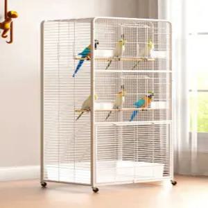 아크릴 대형새장 이동식 앵무새 투명 둥지 사육장 앵무새대형새장 하우스 스텐 놀이장