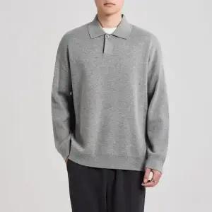 픽호샵 남성 가을 키작남 칼라넥 원적외선 온도 상승 가디건 숄넥 풀오버 꾹3