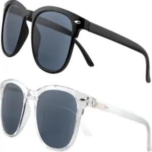 남성용 SOPILY 리더 선글라스 여성용 2팩 풀 렌즈 틴티드 선 독서 안경 남녀 공용 UV400 보호 기능 비초점