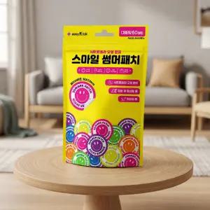 스마일 썸머패치 60매입 1개 모기 벌레 퇴치 캠핑 등산 야외활동 여름 남녀노소