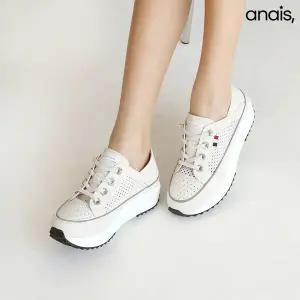 [아나이스] 소가죽 메쉬 플랫폼 스니커즈 4cm_26S177