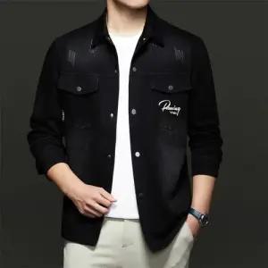 슬램덩크 청 남성 봄 가을 자켓 청자켓 칼라 코트 슬림핏 톱 HO3