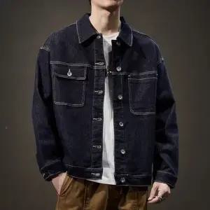 슬램덩크 남친 청 캐주얼 빈티지 코트 사계절 터틀넥 청자켓 슬림핏 재킷 HO1