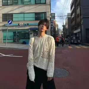 슬램덩크 남자 니트 라운드넥 초가을 슬림핏 라운드 봄가을 코트 붐 HO3