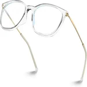 VISOONE 경량 미끄럼 방지 청색광 차단 컴퓨터 안경 남성용 GAEL용 눈부심 UV400