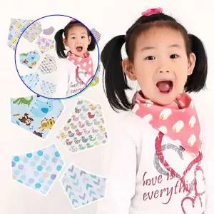 쌍문상회 유아침받이 러브스티치 스카프빕